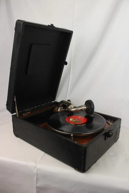 Grammofono Portatile THORENS N° 19 Svizzera Epoca '20 '30 circa Conservato Works