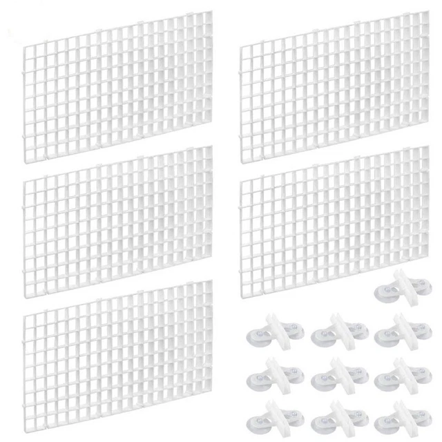 10PCS Aquarium Divider Fish Tank Divider Filter Grids Separation Grid Tray  K1X1