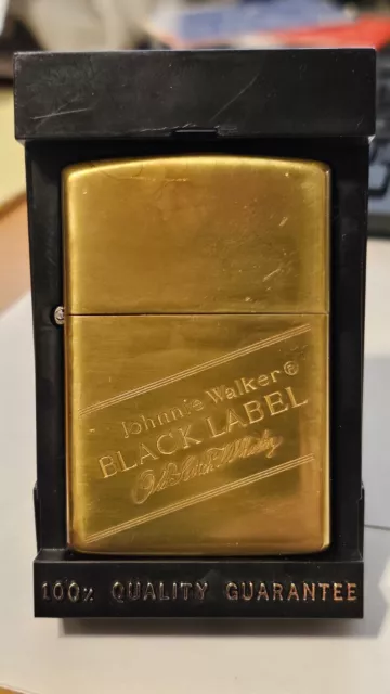 Johnnie Walker Black Label Old Scotch Whisky Vintage Lighter