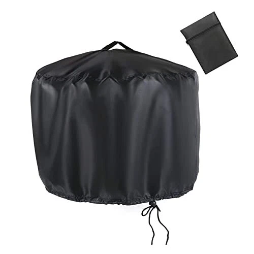 Round Patio Fire Pit Cover Stove 20&quote; D x 14.5&quo...