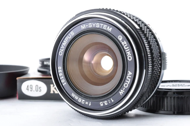 Olympus G.Zuiko 28mm f3.5 OM System Excellent+5 Wide Angle from Japan #231813