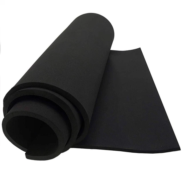 Dualplex Neoprene Sponge Foam Rubber Sheet Roll, 15 X 60 Inch X 1/4&quote; Th...