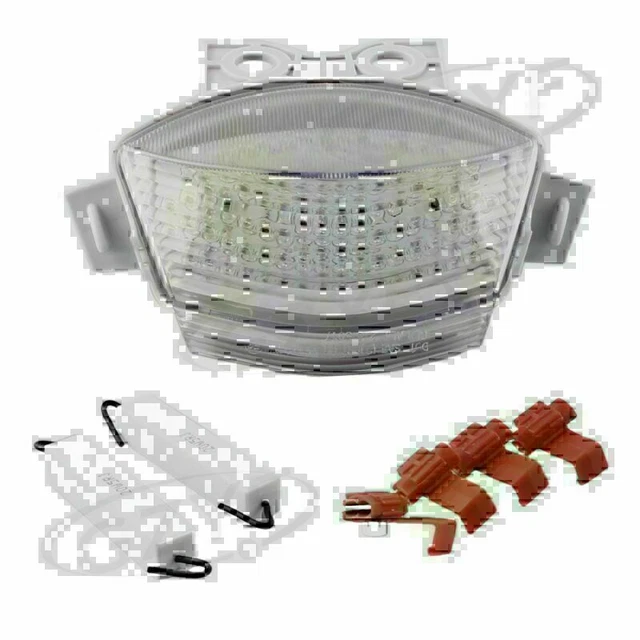 Motorcycle Tail Light Taillight Clear for KAWASAKI NINJA 650R 2006-07 ER-6 06-08