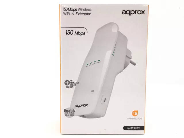 Adaptador Wireless Approx Rp02V2 Repetidor Inalambrico Wifi 150Mbps 18061504