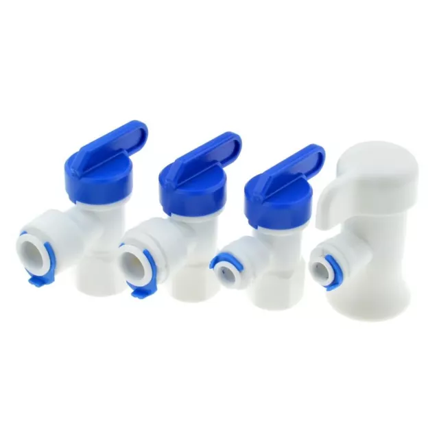 Valve Fitting Female Thread Tube Quick Connect Pressure Tank Plastic Ball Valves