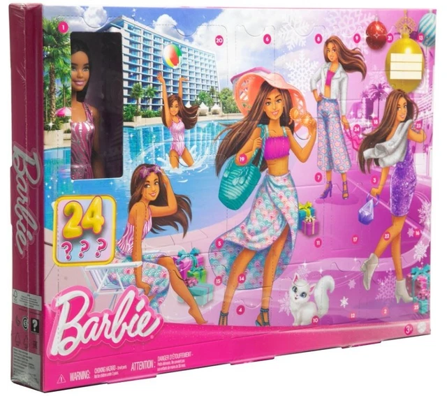 MATTEL BARBIE ADVENT Calendar with a Doll 2023 HKB09 £72.59 PicClick UK