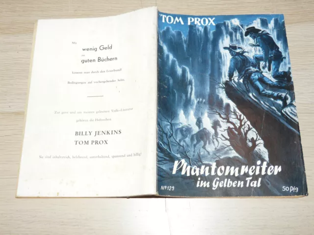 TOM PROX Nr. 129: Phantomreiter im Gelben Tal, Original UTA-Verlag