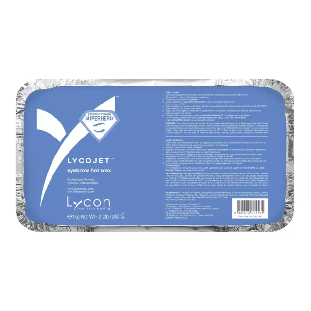 Lycon Precision Wax Lycoject Eyebrow Hot Waxing 500g New