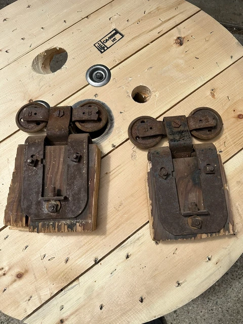 Barn Door Flexible Hinged Hangers!  Great Nostalgic Look For Farmhouse Feel!