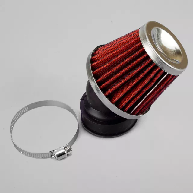 48mm 45 Degree Air Filter Cleaner For Motorcycle Scooter ATV Pit Dirt Bike A1