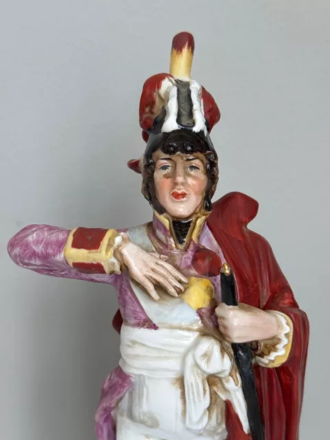 Vintage Capodimonte Napoleonic General Soldier Naval Officer Di Pietro Murat 2