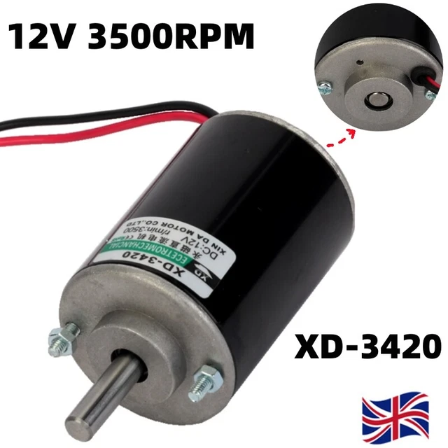 3500RPM DC PERMANENT Electric Motor 12V 30W High Speed Generator