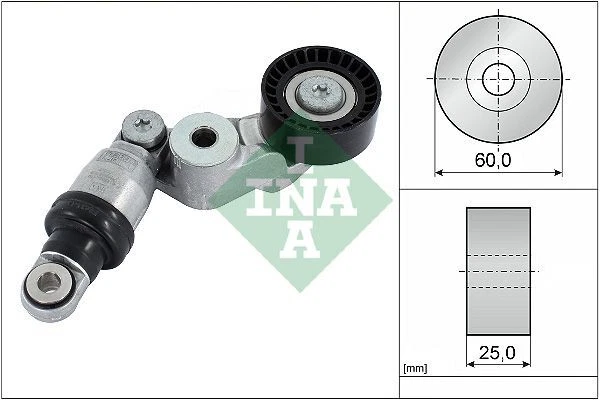 INA Tendeur courroie trapézoïdale à nervures 534 0585 10 25mm 60mm