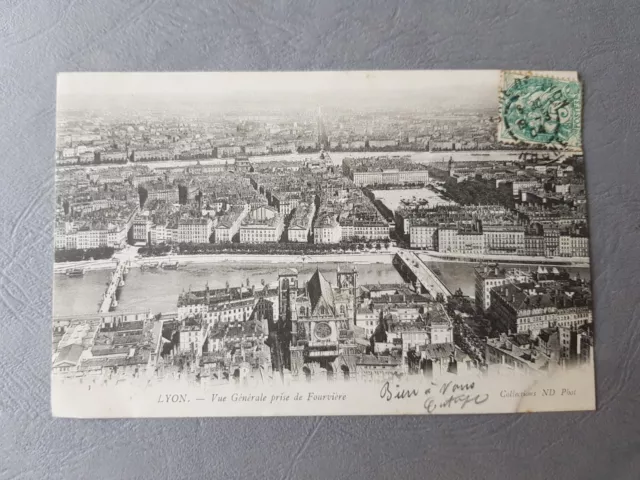 CPA / Carte postale ancienne - LYON - Vue Générale prise de Fourvière (69)