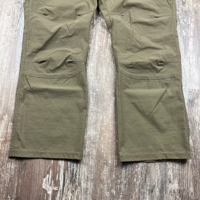 KUHL RENEGADE CLIMBING Pants Mens 36x30 Olive Army Green Stretch Hiking ...