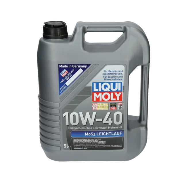 LIQUI MOLY Motoröl MoS2 Antifriction Motoroil 10W-40 5 L (1092)