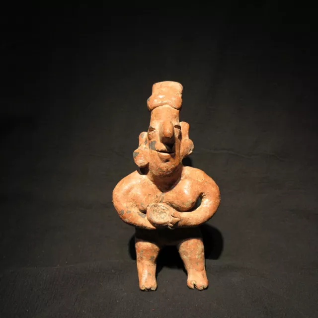 300BCE-200 CE Nayarit Pre-Columbian figure terracotta Mexico 2