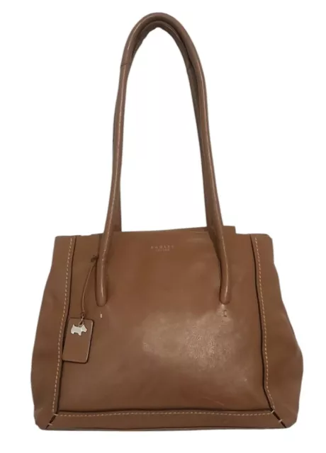 RADLEY TAN LEATHER Medium Shoulder Bag 40.00 PicClick UK