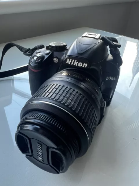 Nikon D D3100 14.2MP Digital SLR Camera - Black (Kit w/ VR 18-55mm Lens)