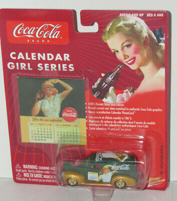 CocaCola Johnny Lightning Calendar Girl  #2 '40 Ford Sedan Delivery 1:64 scale