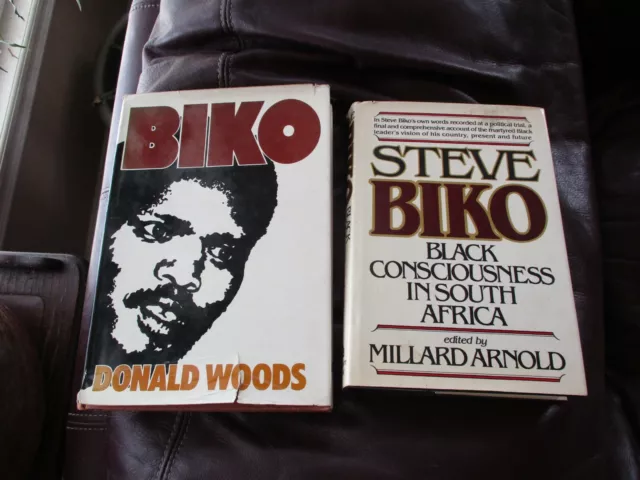 Lot of 2 Steve Biko - Black Consciousness South Africa - Both Hardcover + DJs Y3