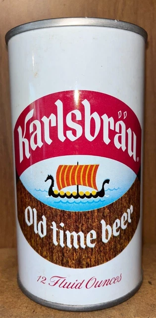 EMPTY 12oz Karlsbrau Beer Can by Cold Spring Brewing in Cold Spring MN