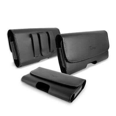 For Samsung Galaxy S22/ S22+/ S22 Ultra Premium Leather Pouch Belt Holster Case
