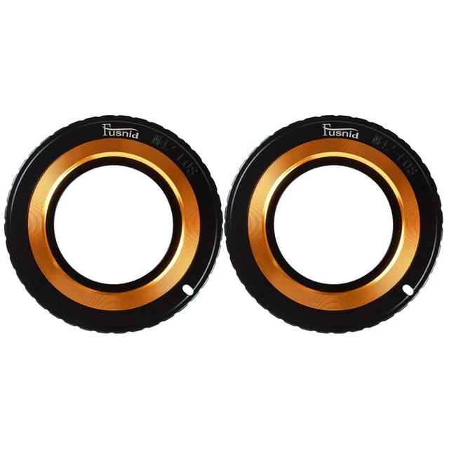 2 anelli adattatore M42 per obiettivo M42 per fotocamera 7D 60D 50D 40D 80D 1300D O1D6