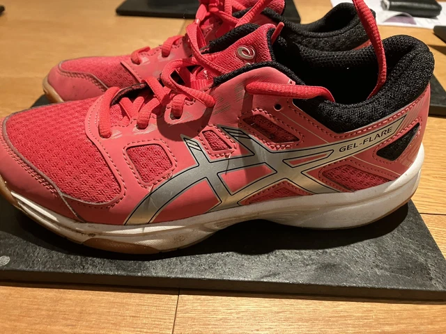 BNWT Ladies ASICS Gel Flare 6 Netball Trainers Shoes Size 5.5 UK 38 Euro