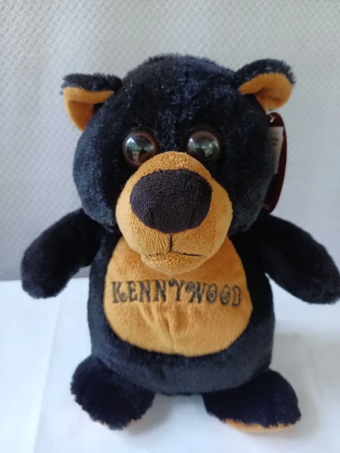 Kennywood Amusement Park Plush Stuffed Animal Black Bear Pennsylvania