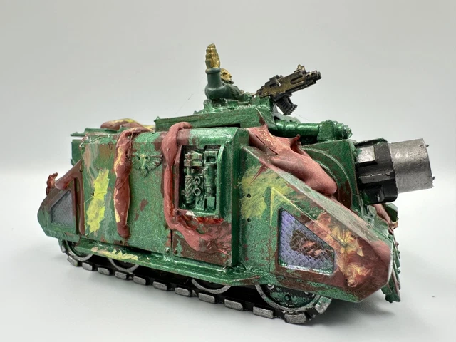 Warhammer 40k Dark Angelsrhino Tankspace Marines Heavily Customised 