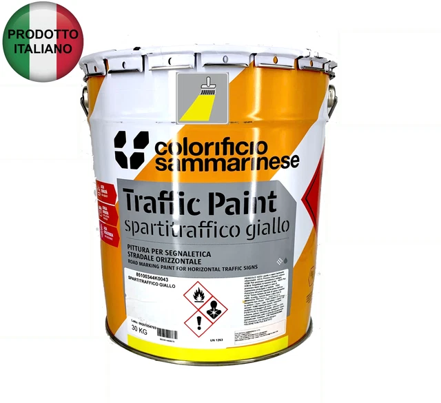 Vernice Spartitraffico Bianca Cromology | 750 Ml | Per Segnaletica Stradale | Resistente A Usura E Oli - Foto 10