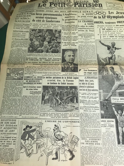 Journal D'époque Le Petit Parisien N°23956 - 18 Janvier 1943 - Propagande Collaboration