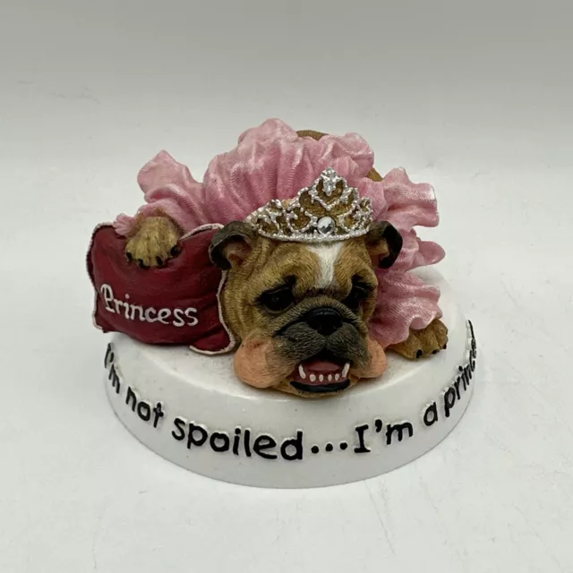 Zelda Wisdom Bulldog Figurine - I'M NOT SPOILED...I'M A PRINCESS