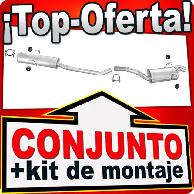 Sistema de Silenciador para CITROEN JUMPY I 1.9 TD 2.0 HDI SWB Escape