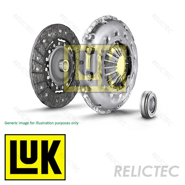 Mecarm Kit Frizione 3 Pezzi MK9976: Compatibile Con Valeo, Sachs, Luk - Set Di Ricambio Auto