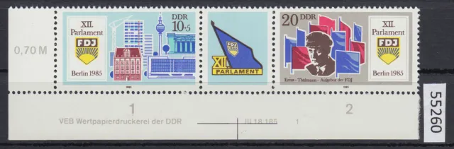 GDR 1985, Mich.-No.: 2947+48 ** DV FNr. 1