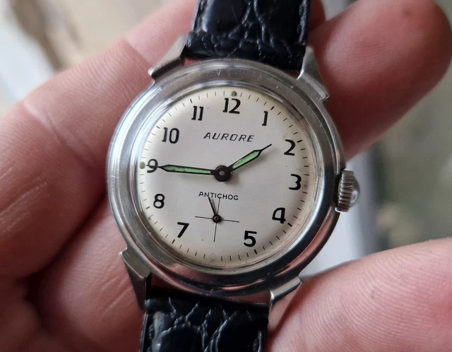Montre Bracelet GLOBUS Pour Homme - Mécanique 17 Rubis - Antichoc - Modèle Vintage