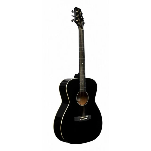 Stagg SA35 A-BK - Guitare acoustique auditorium, noire