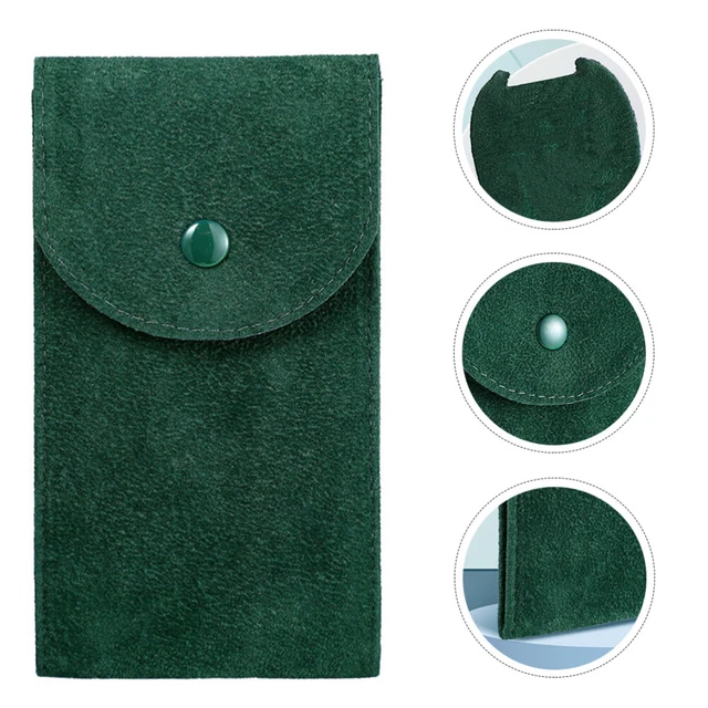 3 Pièces étui Voyage, Sac Portable, Flanelle, Bouton Pression, Pour