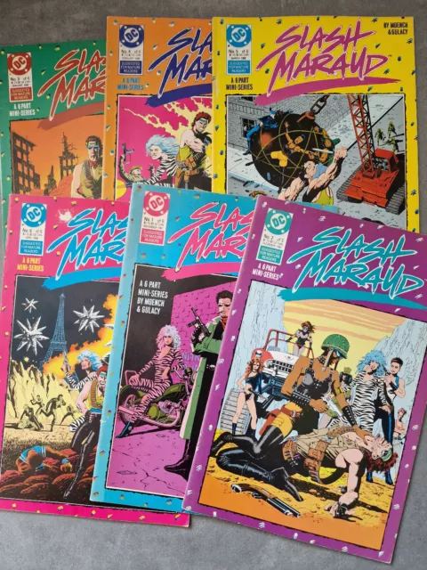 Slash Maraud 1-6, kompl. US Mini-Serie von 1987 - 88, Paul Gulacy