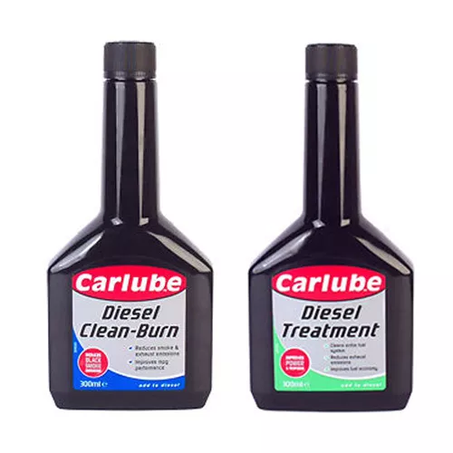 CARLUBE 2 Pack DIESEL CLEAN BURN PRE MOT ADDITIVE + DIESEL FUEL TREATMENT SET