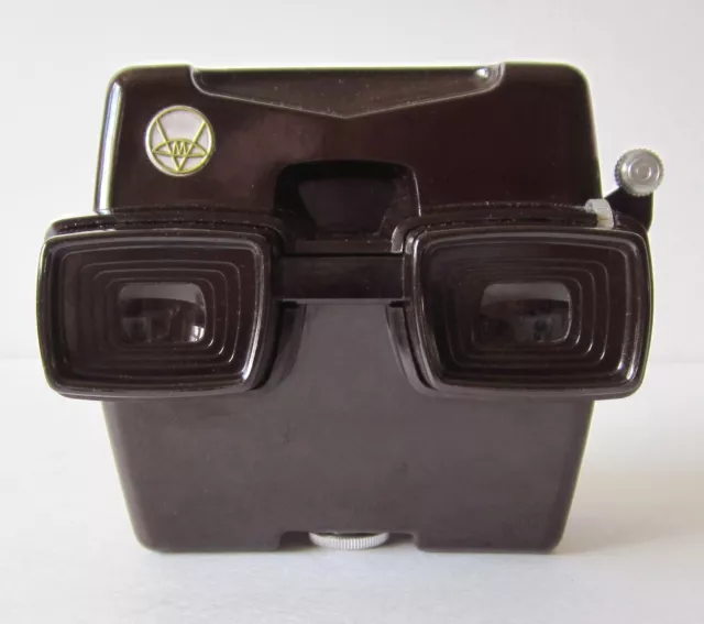 RESTORED by Walter Sigg View-Master Brown Model D Focusing LED Lighted Viewer