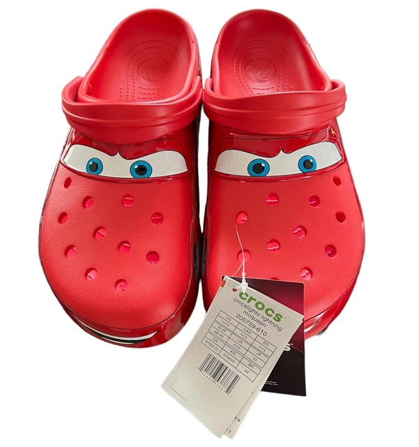 Lightning McQueen Crocs Cars Kachow 205759-610 men's size Crocs