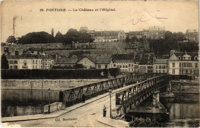 CPA PONTOISE - Le Chateau et l'Hopital (68876)