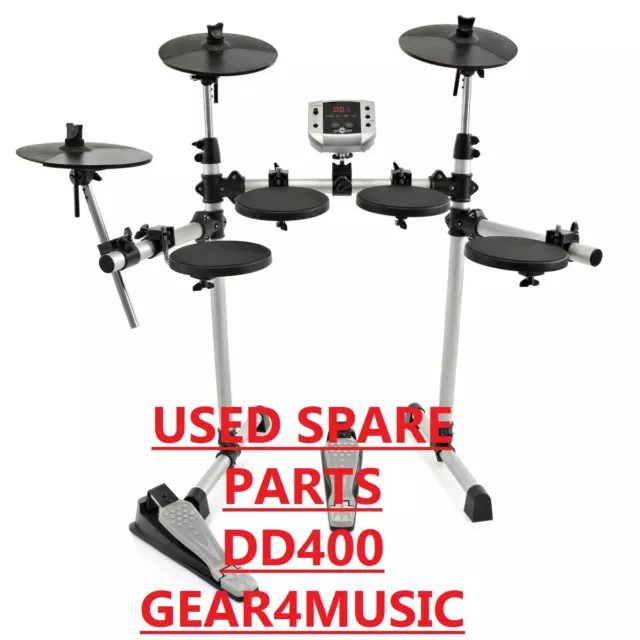 GEAR4MUSIC DIGITAL DRUMS 400 Compact Electronic Drum Kit ALL