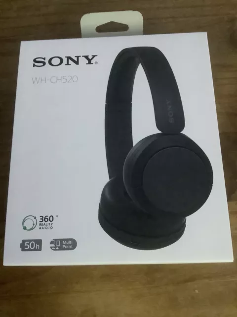 Sony WH-CH520 Wireless Over-Ear Headphones - Black
