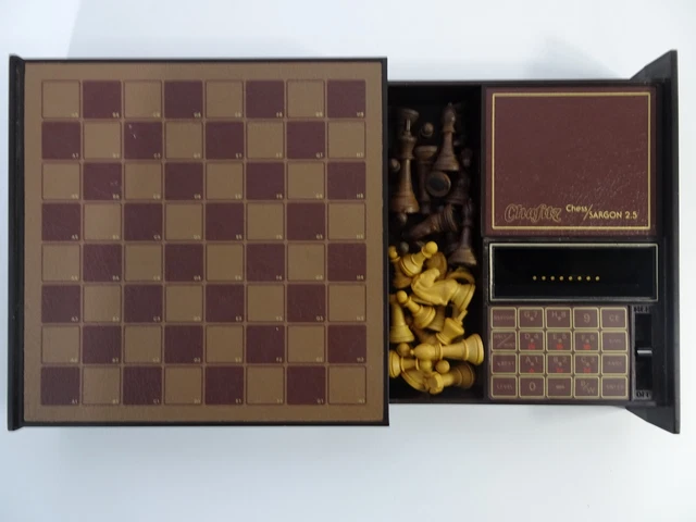 RARE 80S CHAFITZ Modular Game System Chess Computer with Sargon 2.5 ...