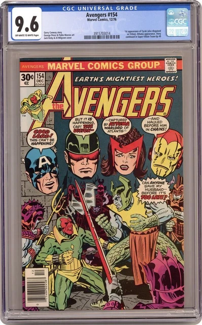 Avengers #154 (Marvel, 1976) CGC 9.6 - KEY
