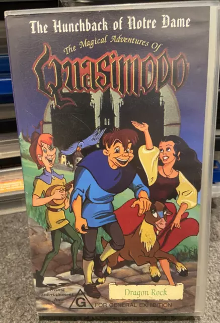 The Magical Adventures Of Quasimodo - Dragon Rock VHS VIDEO TAPE (kids cartoon)